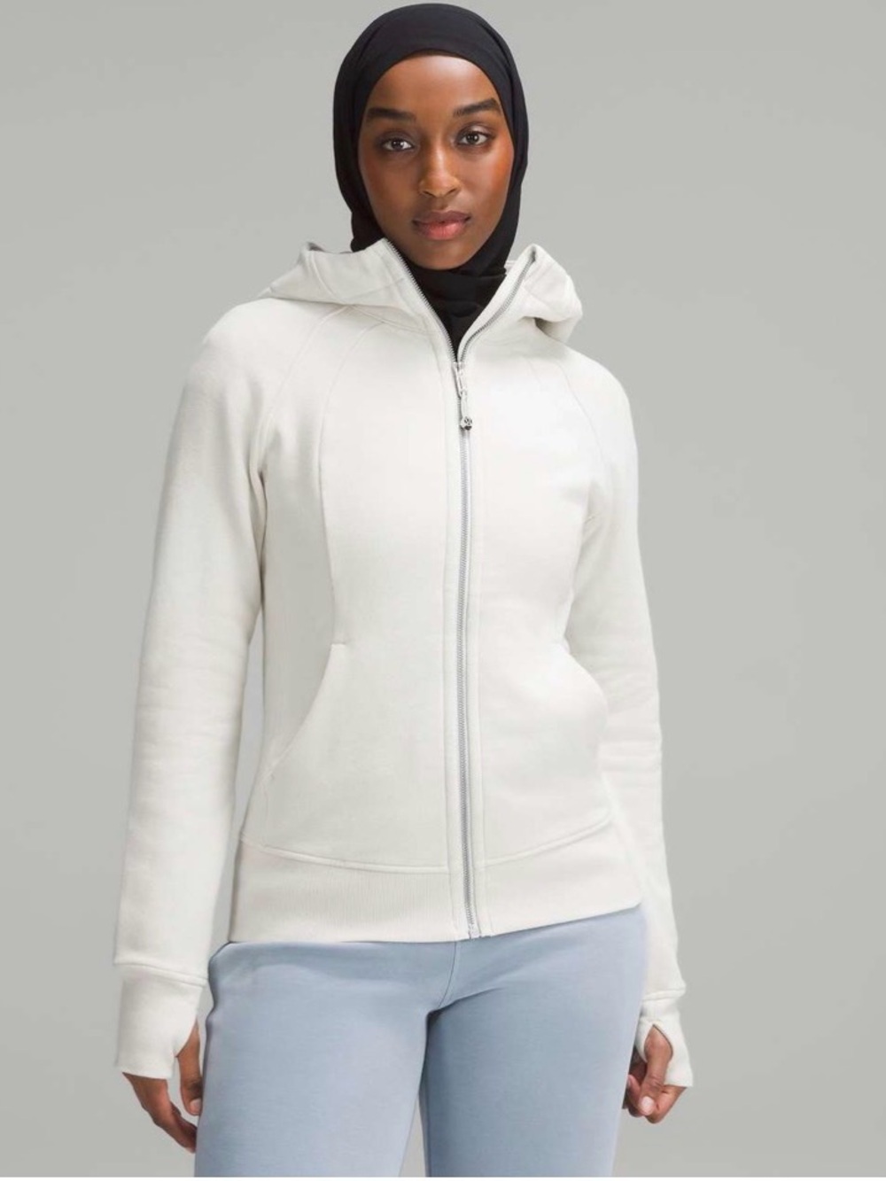 Lululemon Scuba Full-Zip Hoodie Bone Size 10 Full Zip